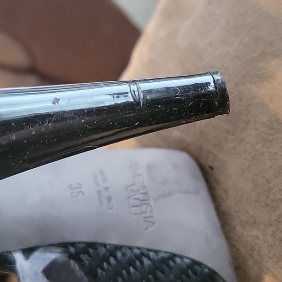 Giambattista Valli Italian Leopard Peep Toe Stiletto size 35 - Picture 10 of 10